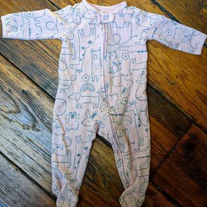Footed Cotton Onesie